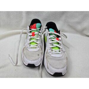 Nike Air Max Excee Sneakers White Volt Blue Womens Size 7